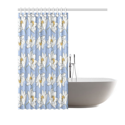 Lotus Pattern Print Design 04 Shower Curtain