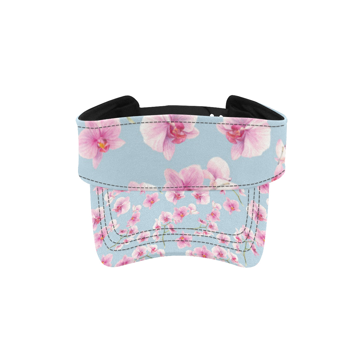 Orchid Pattern Print Design A01 Unisex Sun Visor