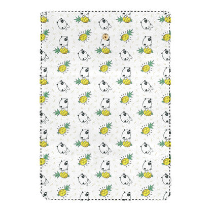 Bull Terriers Pattern Print Design 05 Women's Trifold Wallet