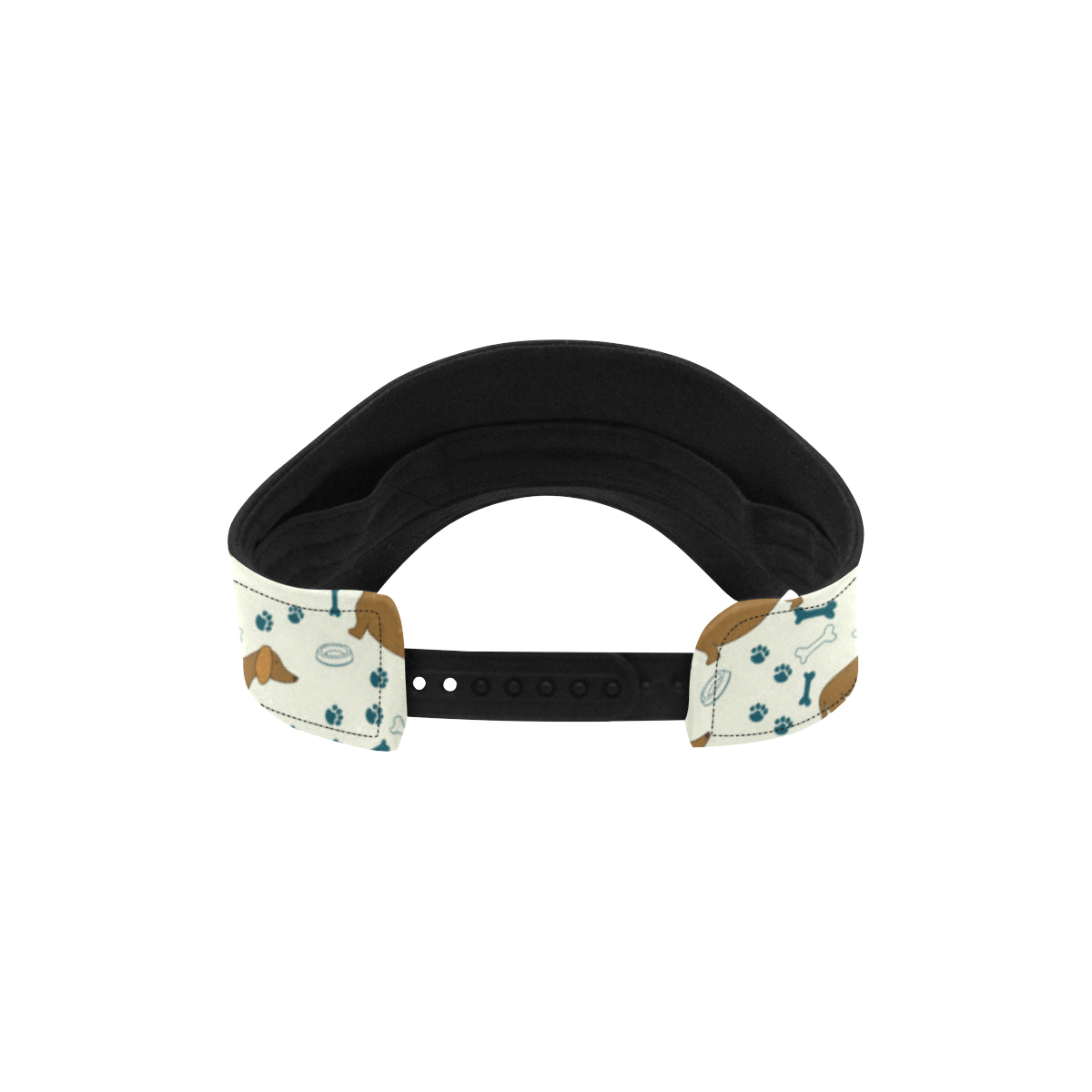 Dachshund Pattern Print Design 01 Unisex Sun Visor