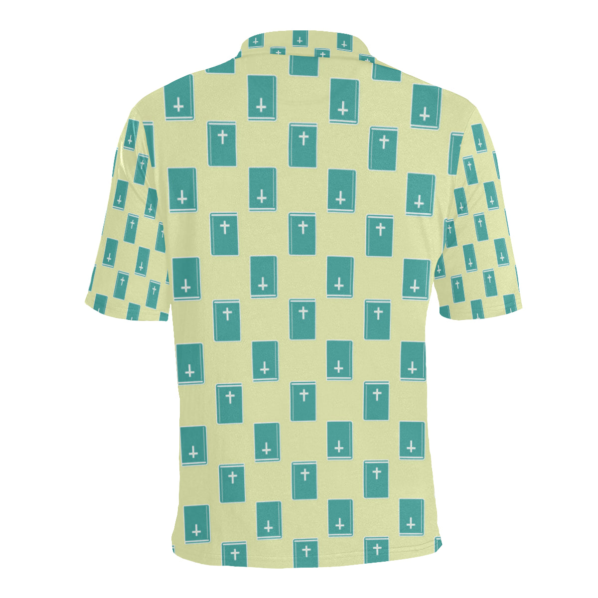 Bible Pattern Print Design 04 Men Polo Shirt
