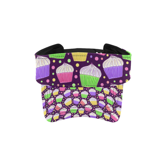 Cupcake Pattern Print Design CP07 Unisex Sun Visor