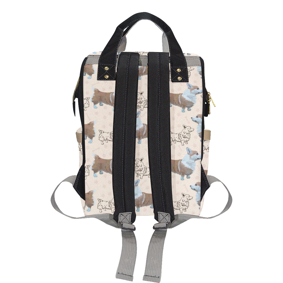 Pembroke Welsh Corgis Pattern Print Design A03 Diaper Bag Backpack