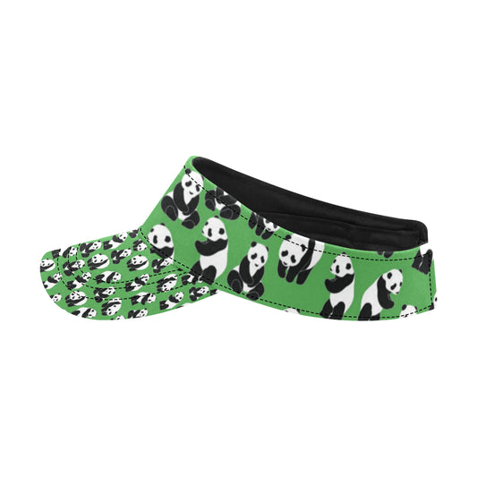 Panda Bear Pattern Themed Print Unisex Sun Visor