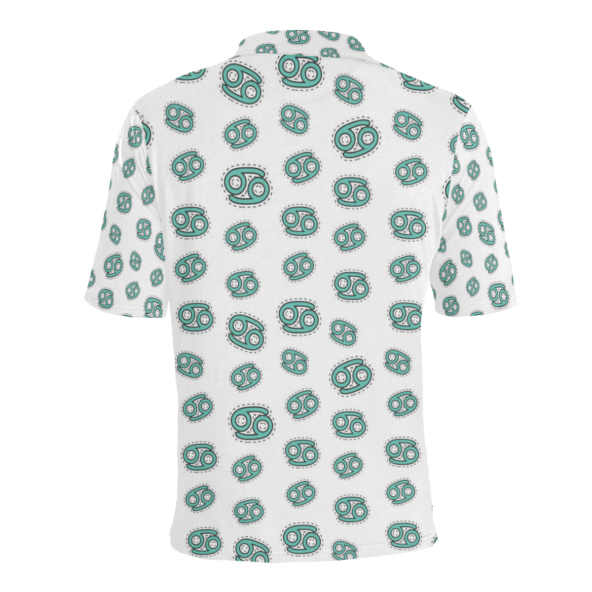 Cancer Zodiac Pattern Print Design 04 Men Polo Shirt