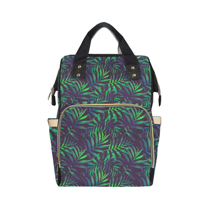Palm Leaves Pattern Print Design PL01 Diaper Bag Backpack
