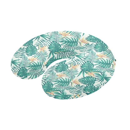 Bird Of Paradise Pattern Print Design 05 U-Shaped Travel Neck Pillow