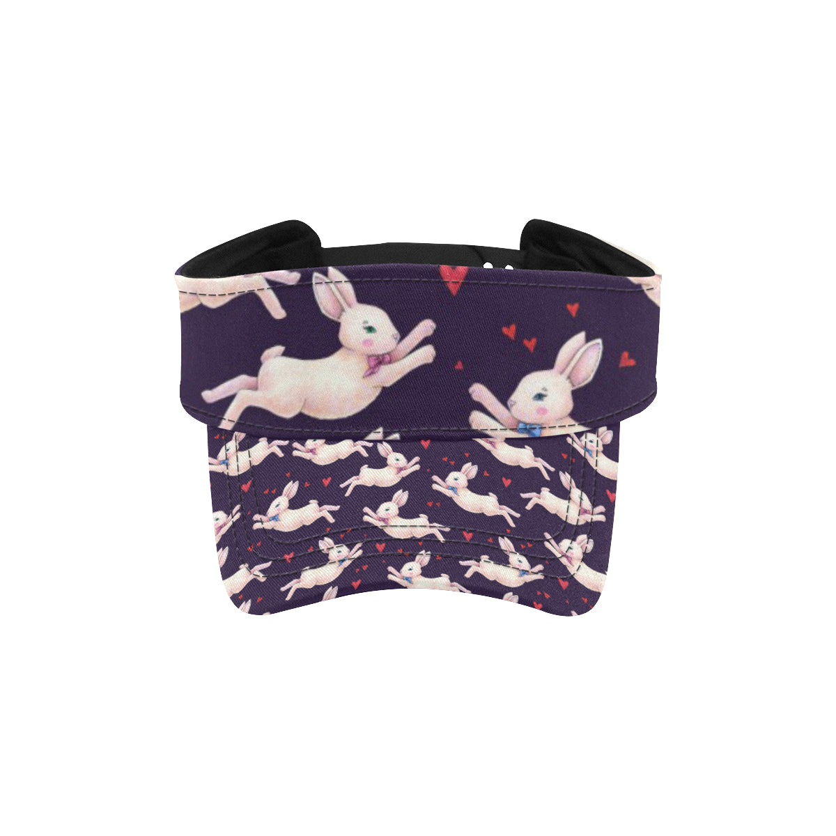 Rabbit Pattern Print Design RB016 Unisex Sun Visor