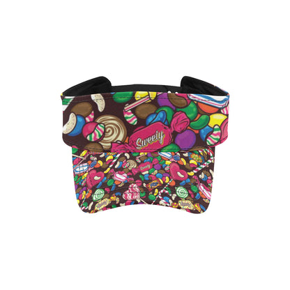 Candy Pattern Print Design CA02 Unisex Sun Visor