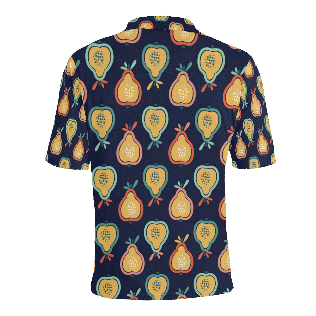 Pear Pattern Print Design PE03 Men Polo Shirt