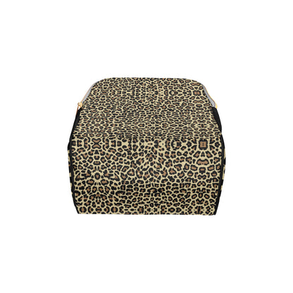 Cheetah Pattern Print Design 02 Diaper Bag Backpack