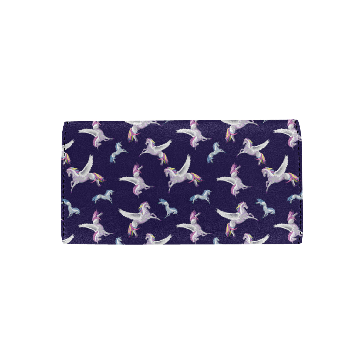 Pegasus Pattern Print Design 02 Women's Trifold Wallet