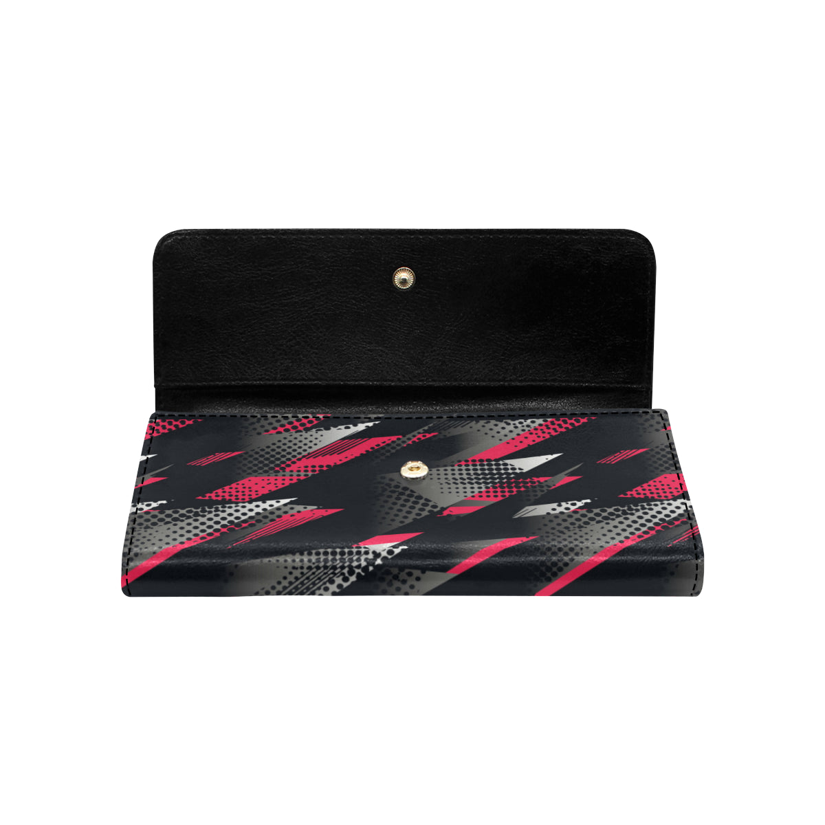 Racing Style Pattern Print Design A04 Women's Trifold Wallet