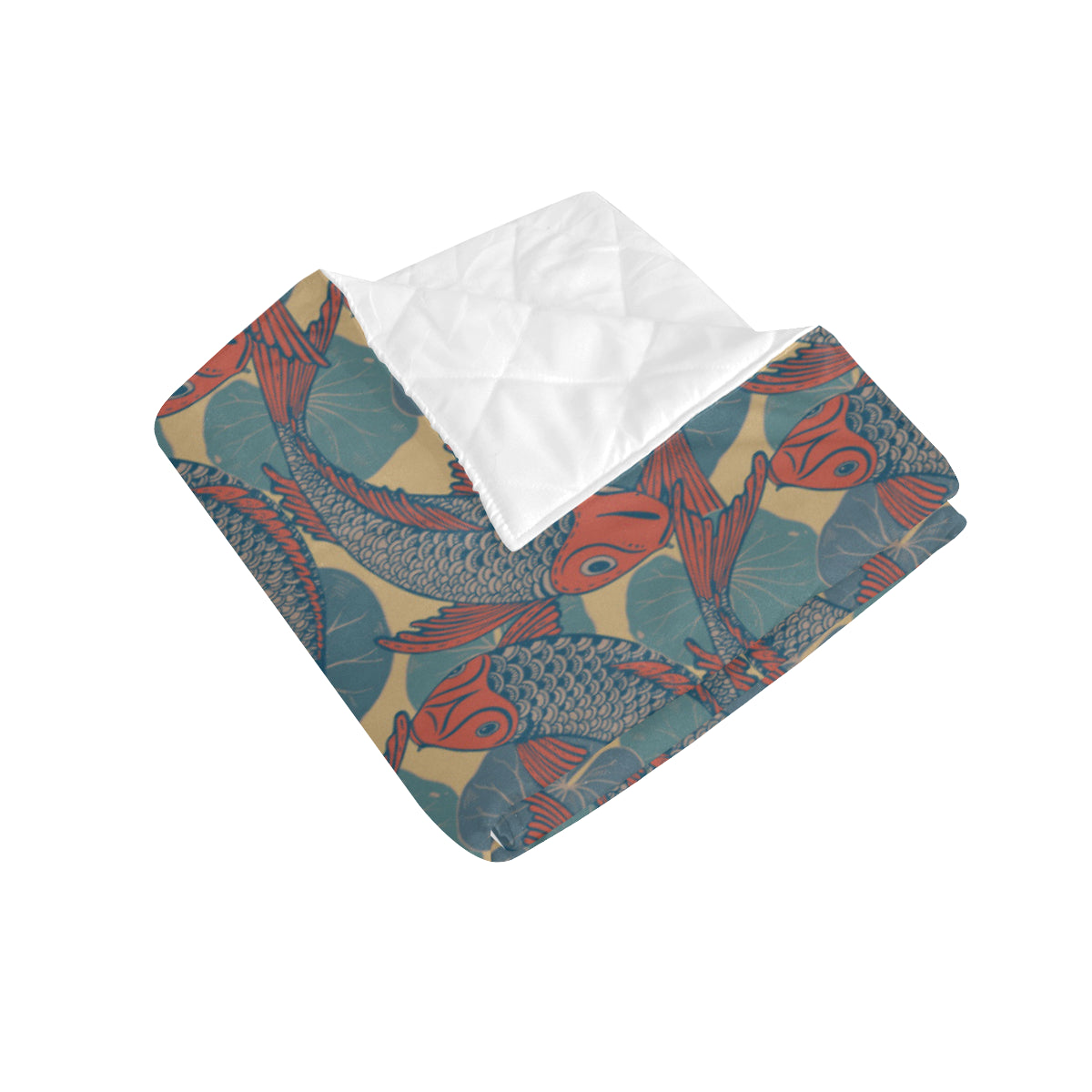 Pisces Pattern Print Design A01 Premium Quilt