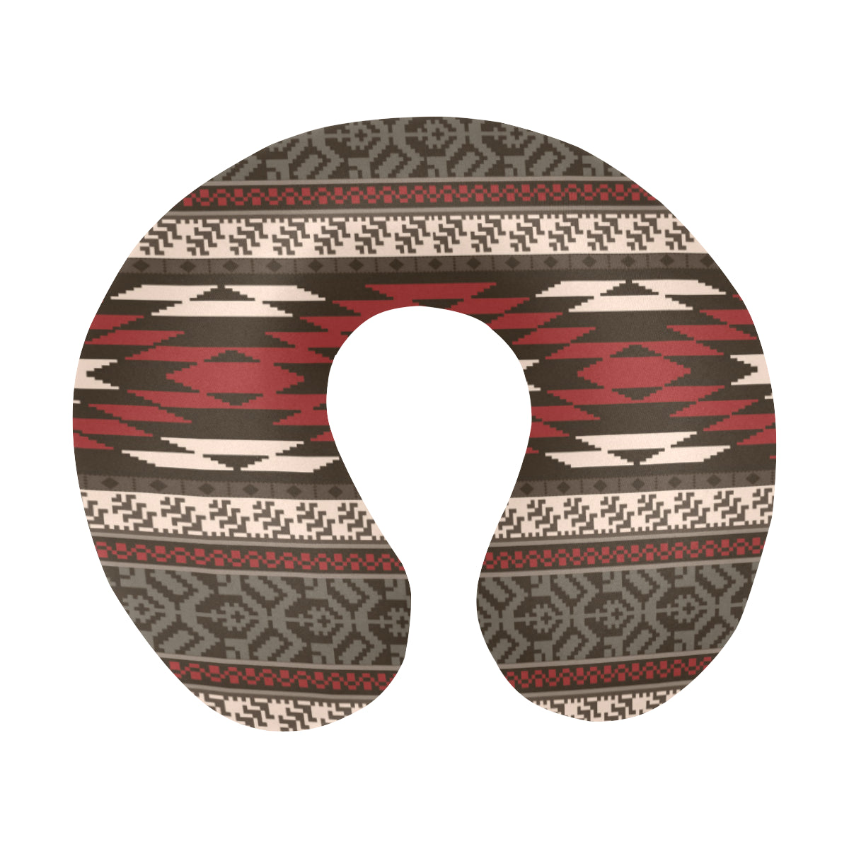 Native Pattern Print Design A03 U-Shaped Travel Neck Pillow