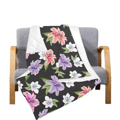 Lily Pattern Print Design LY02 Premium Quilt