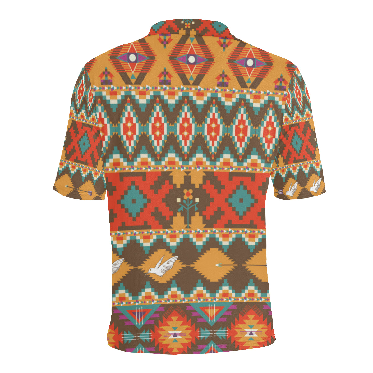 Native Pattern Print Design A01 Men Polo Shirt