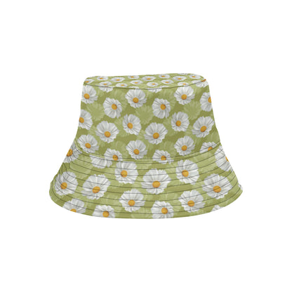 Daisy Pattern Print Design DS06 Unisex Bucket Hat