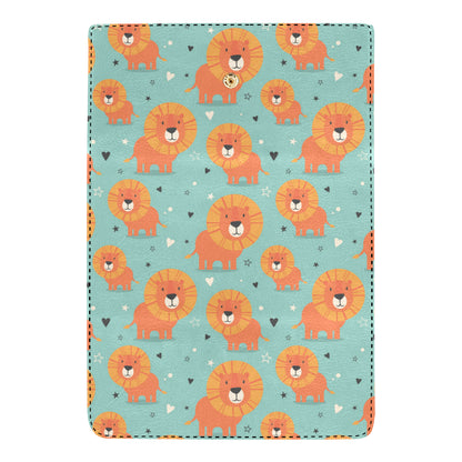 Lion Baby Pattern Print Design 03 Women's Trifold Wallet