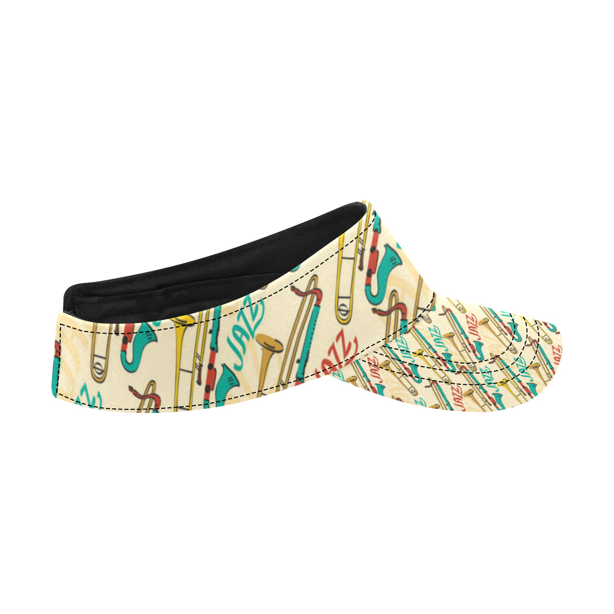 Trombone Pattern Print Design 03 Unisex Sun Visor