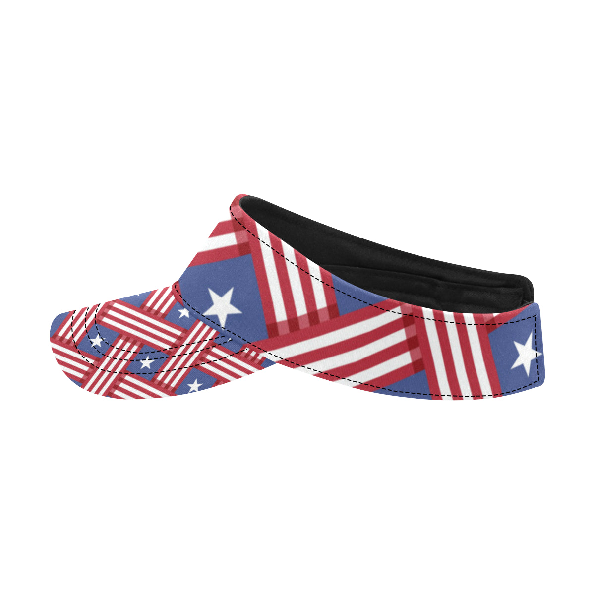 American flag Pattern Unisex Sun Visor