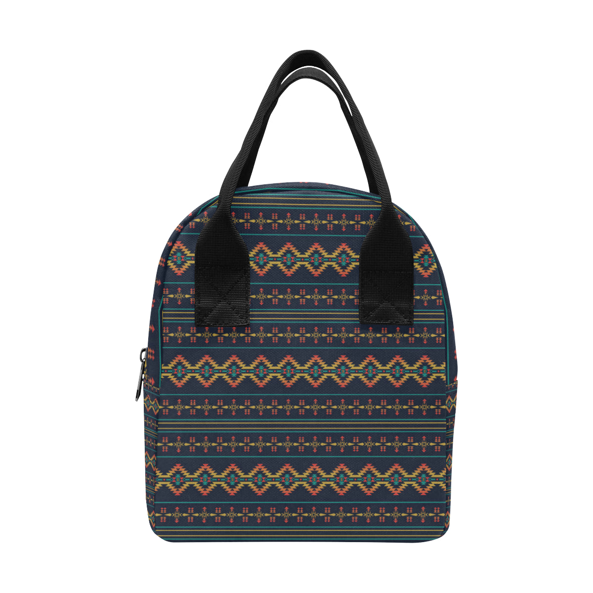 Southwest American Design Themed Print Insulated Lunch Bag