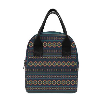 Southwest American Design Themed Print Insulated Lunch Bag
