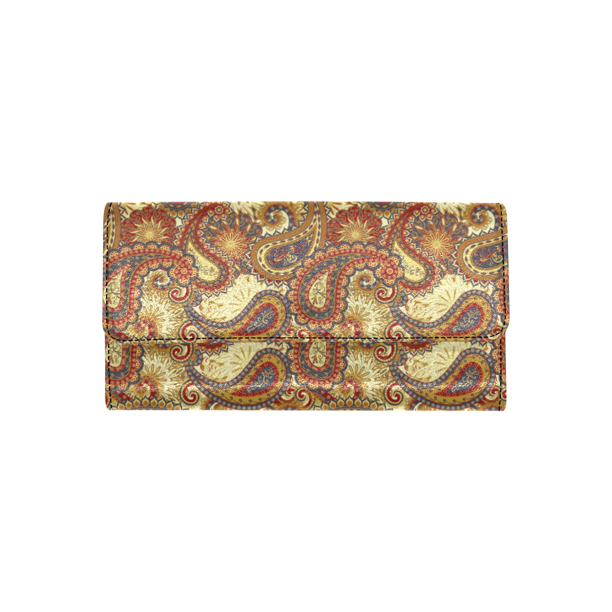 Boho Pattern Print Design 08 Women's Trifold Wallet