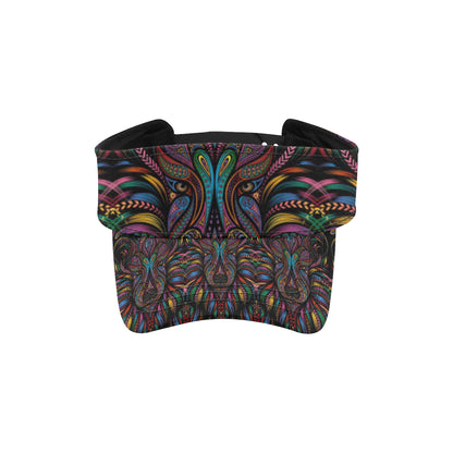 Colorful Art Wolf Unisex Sun Visor