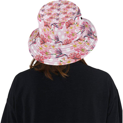 Bird Of Paradise Pattern Print Design BOP011 Unisex Bucket Hat