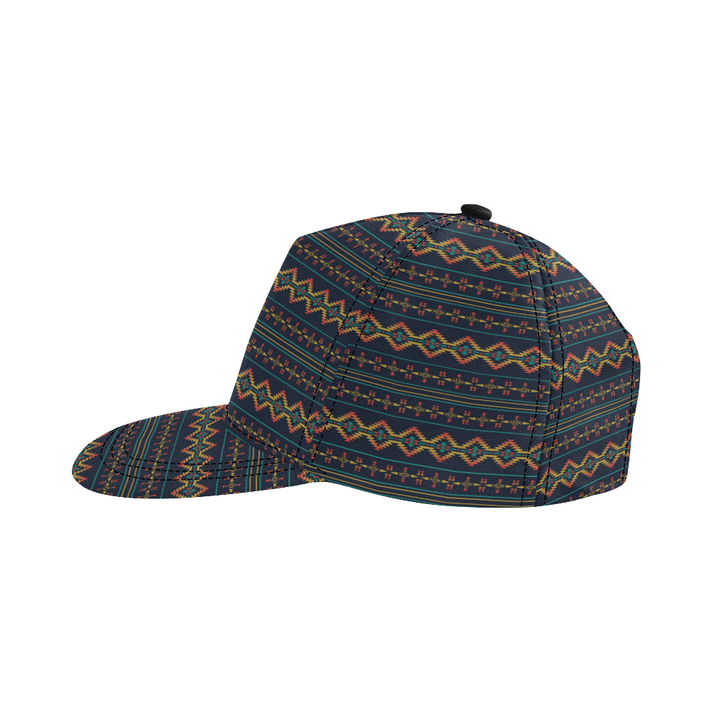 Southwest American Design Themed Print Snapback Cap