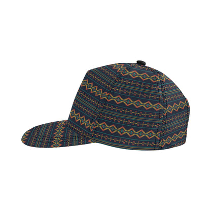 Southwest American Design Themed Print Snapback Cap