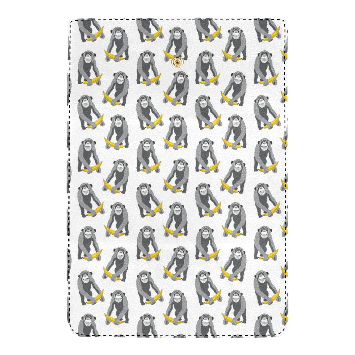 Chimpanzee Pattern Print Design 05 Women's Trifold Wallet