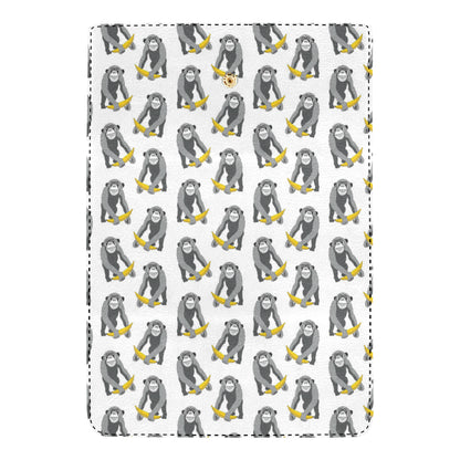 Chimpanzee Pattern Print Design 05 Women's Trifold Wallet