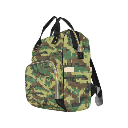 ACU Army Digital Pattern Print Design 02 Diaper Bag Backpack