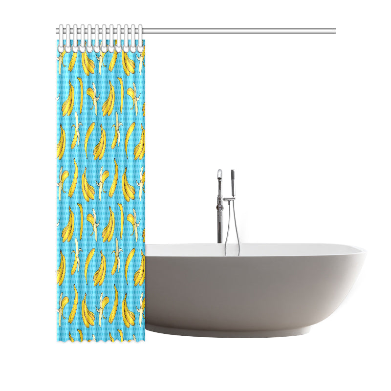 Banana Pattern Print Design BA08 Shower Curtain