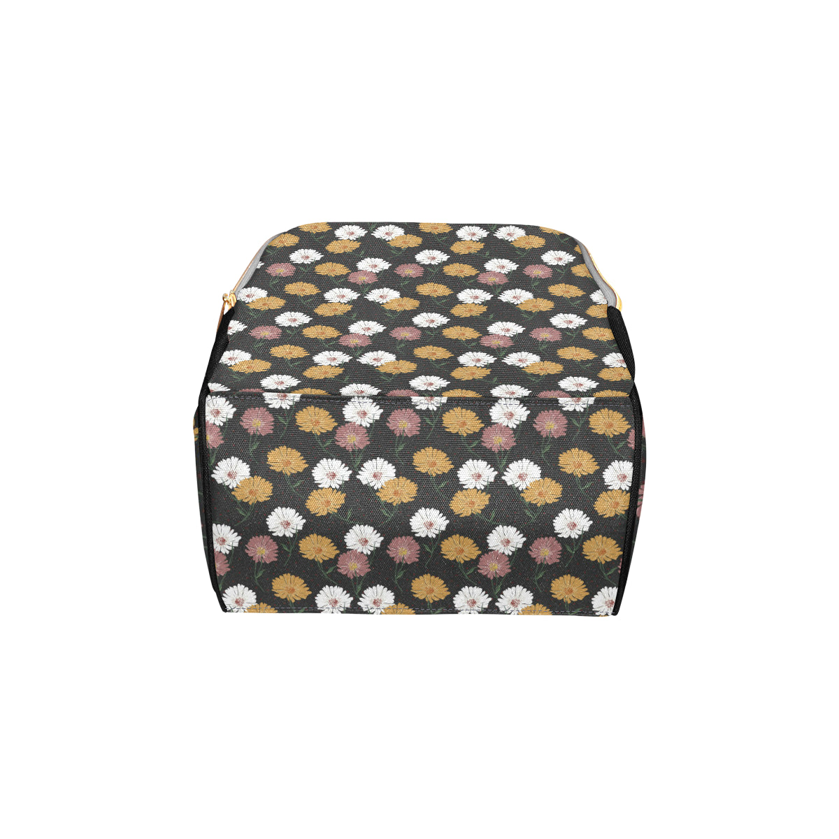 Daisy Pattern Print Design DS04 Diaper Bag Backpack