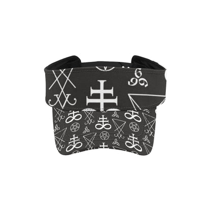 Pentagram Pattern Print Design A04 Unisex Sun Visor