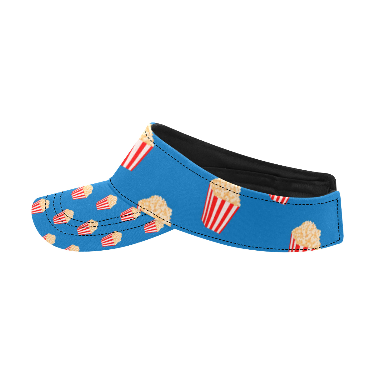 Popcorn Pattern Print Design A04 Unisex Sun Visor
