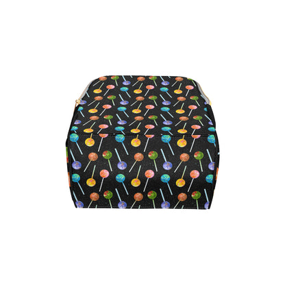 Lollipop Pattern Print Design LL04 Diaper Bag Backpack