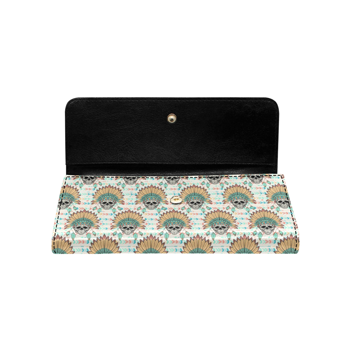 Boho Pattern Print Design 04 Women's Trifold Wallet