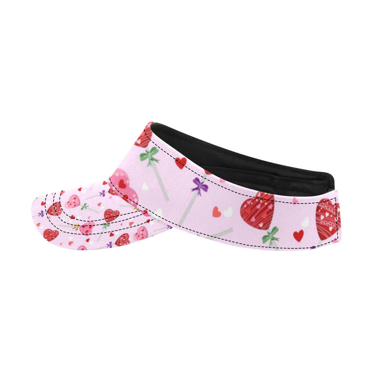 Lollipop Pattern Print Design LL07 Unisex Sun Visor