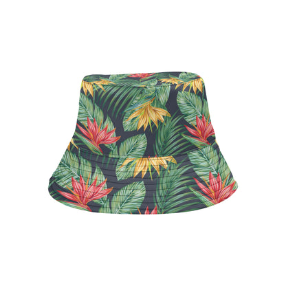 Bird Of Paradise Pattern Print Design BOP09 Unisex Bucket Hat