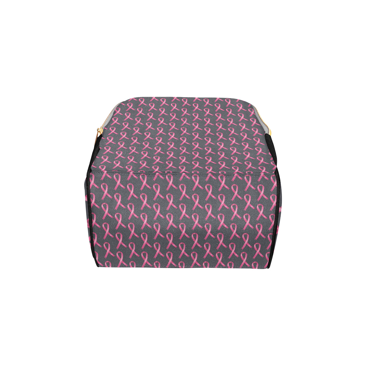 Breast Cancer Awareness Pattern Diaper Bag Backpack