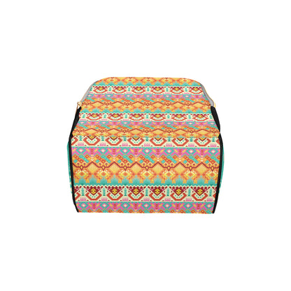Aztec Pattern Print Design 03 Diaper Bag Backpack