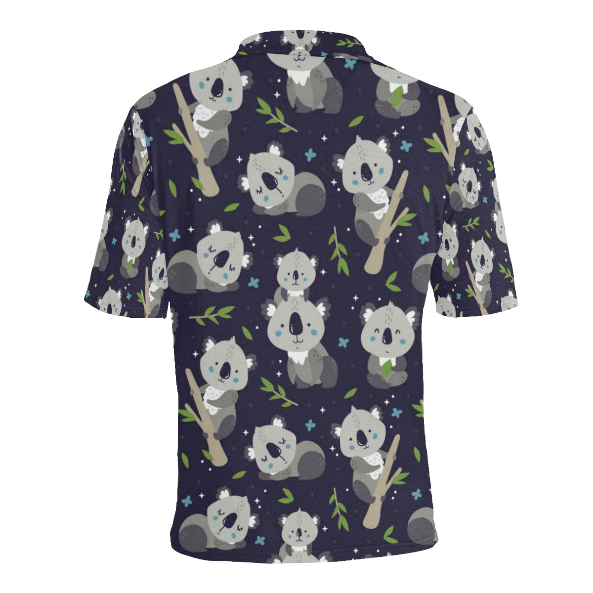 Koala Pattern Print Design 04 Men Polo Shirt