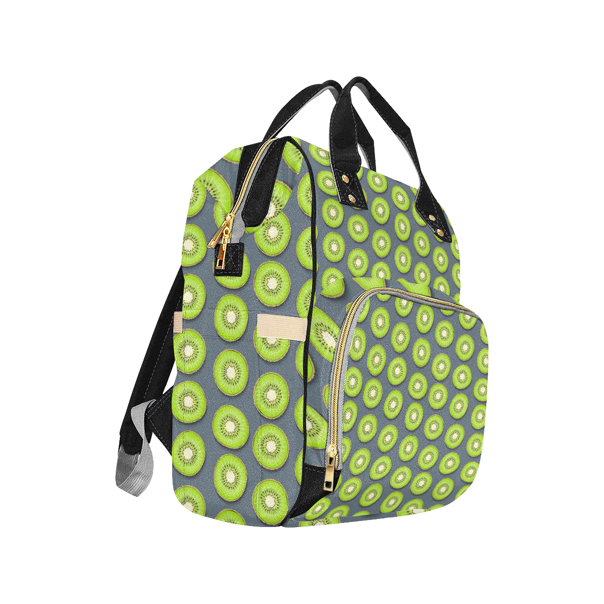 Kiwi Pattern Print Design KW06 Diaper Bag Backpack