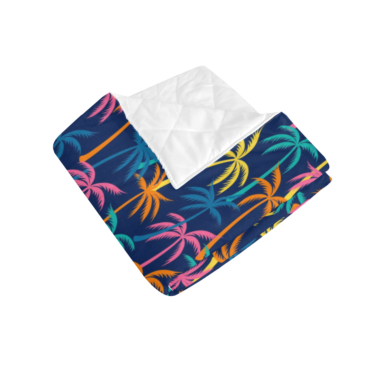 Palm Tree Pattern Print Design PT013 Premium Quilt