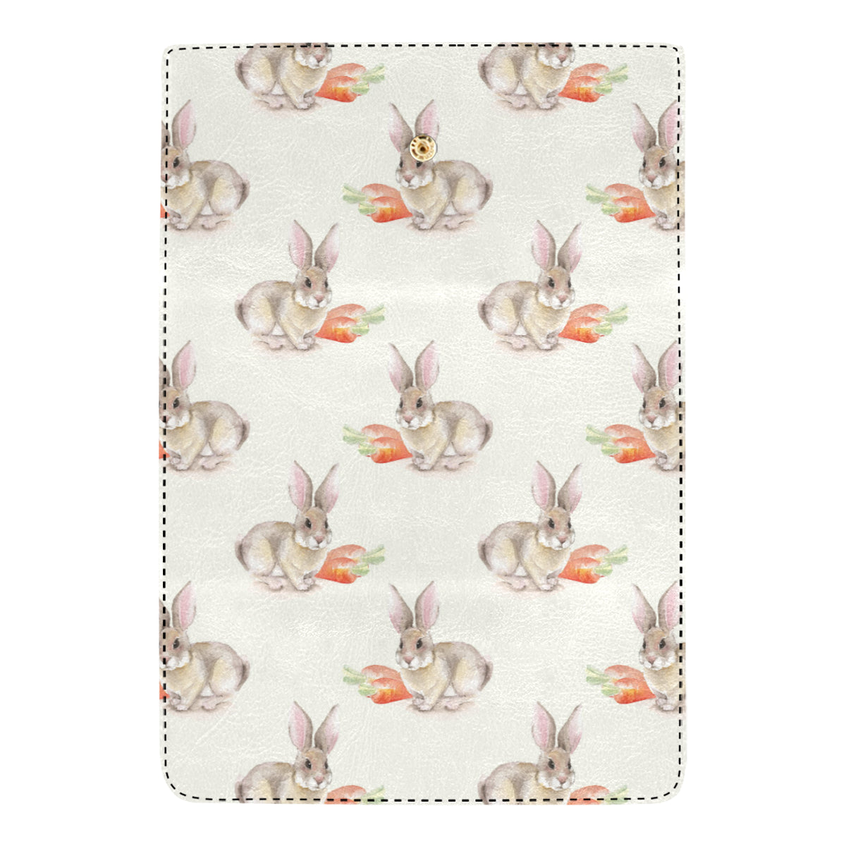Rabbit Pattern Print Design 01 Women's Trifold Wallet