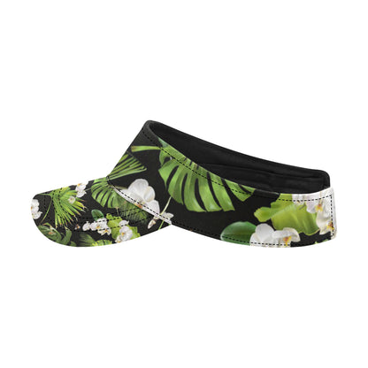 Tropical Flower Pattern Print Design TF026 Unisex Sun Visor